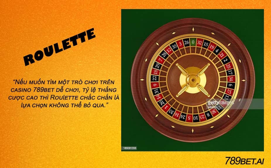 roulette tại 789bet không bao giờ lỗi thời